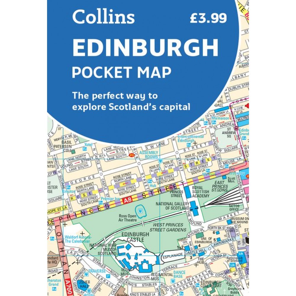 Edinburgh Pocket Map Collins